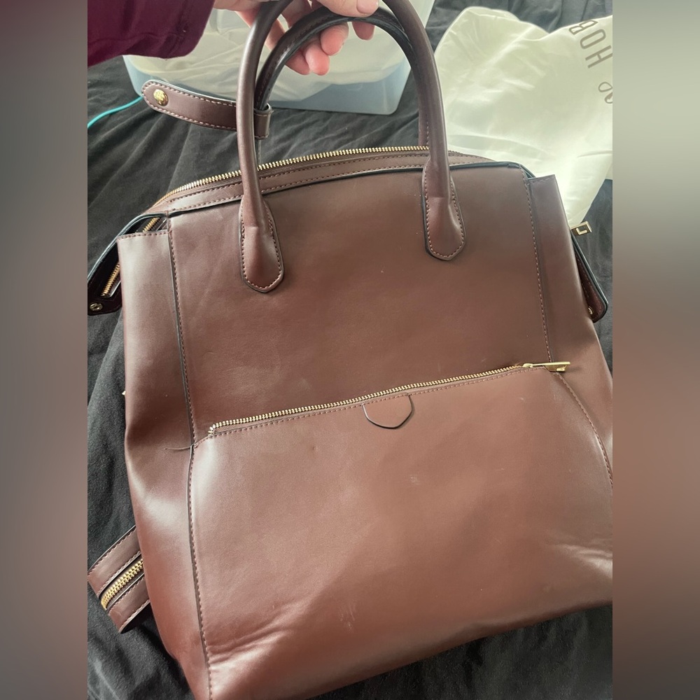 A New Day Brown Backpack Purse